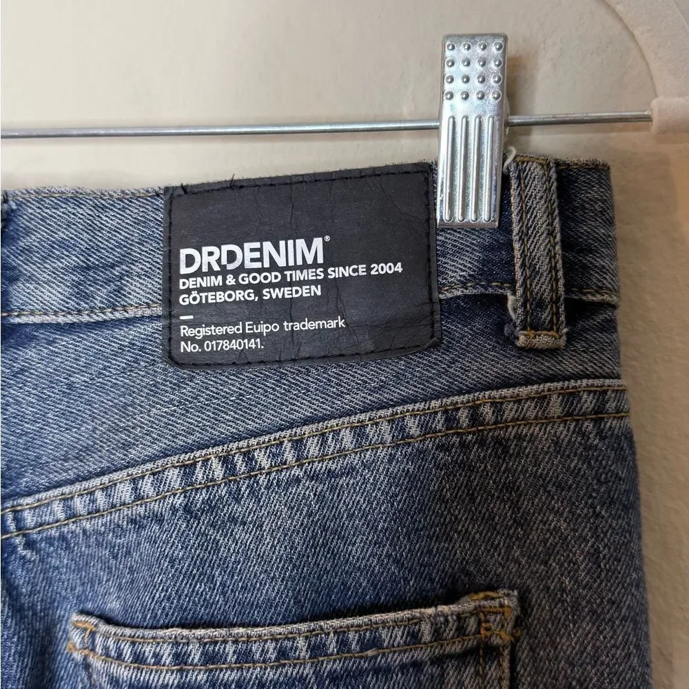 Dr. Denim Straight Leg Blue Jeans Size 2 - Picture 9 of 10